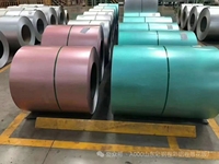 Bobine d'acier PPGI/PPGL prélaquée, revêtement zinc-aluminium, pour toiture, produits galvanisés, prix par unité pour la construction