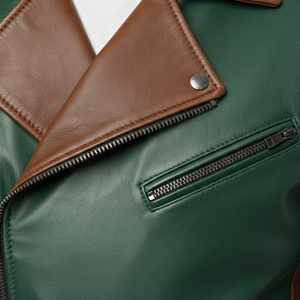 เสื้อแจ็คเก็ตหนังผู้ชายสำหรับฤดูหนาว ปี 2026 คุณภาพสูง วัสดุคุณภาพดีเยี่ยม ผลิตด้วยมือ พกพาสะดวก ระบายอากาศได้ดี - Product Image 3