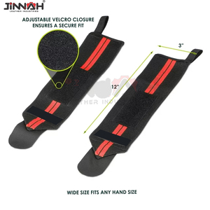 Custom Neoprene Wrist Wraps Comfortable <b>Nylon</b> Lifting Straps for Fitness Bodybuilding Big Grip No-<b>Slip</b> Power Lifting Training - Product Image 2