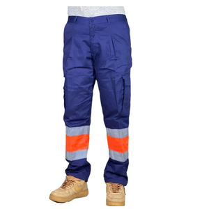 Pantalon de travail léger haute visibilité pour homme, printemps-été, avec poches cargo, respirant et réfléchissant - Product Image 2