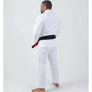 Uniforme de Jiu-jitsu Brasileño Blanco Hecho a Medida al por Mayor, Kimono 100% Algodón Transpirable y Duradero para Entrenamiento y Competencia BJJ Gi - Product Image 4