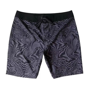 Shorts de bain pour hommes à imprimé floral, séchage rapide, taille à cordon de serrage, longueur mi-cuisse, vêtements de bain décontractés, tissu polyester - Product Image 6