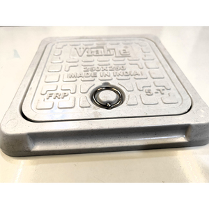 Couvercle de regard en PRV, dimensions extérieures 18 x 24, dimensions intérieures 14 x 20, pour drainage et accès aux équipements, au prix du marché - Product Image 3
