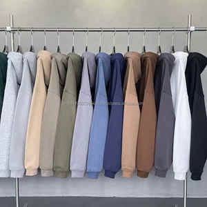 เสื้อฮู้ดพิมพ์ลายพัฟตามสั่งผ้าฝ้าย100% กรัม500กรัมดีไซน์โอเวอร์ไซส์สำหรับฤดูหนาวสไตล์ลำลอง - Product Image 1