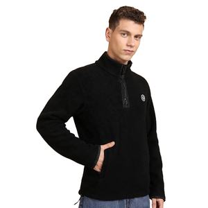 Sudadera Personalizada de Alta Calidad 2026 con Logotipo Bordado, para Hombre, con Botones, Color Sólido, Suave, con Bolsillos Laterales - Product Image 3