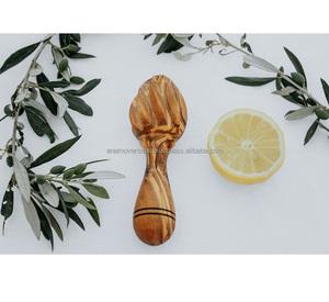 Escariador manual de madera para cítricos, exprimidor de limones, exprimidor de cítricos y naranjas, exprimidor de madera de haya - Product Image 3