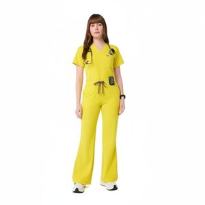Wholesale <b>scrub</b> <b>sets</b> Custom Nurse <b>Scrubs</b> Uniform <b>Set</b> Breathable Medical Workwear Comfortable Hospital <b>Scrub</b> Suit OEM - Product Image 2