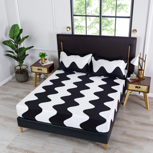 Sábana Plana Estampada de Calidad, 100% Algodón, Transpirable, para Todas las Estaciones, Uso Hospitalario para Adultos, Ultra Suave, 200 Hilos, Hilo 40s, Moderna - Product Image 1