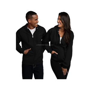 Sweat à capuche zippé personnalisable OEM, sweat à capuche pull-over par Waseem Impex, sweats à capuche en molleton de coton uni de haute qualité pour hommes et femmes - Product Image 1