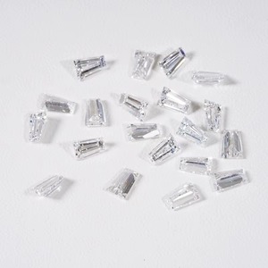 Diamant CVD en vrac de laboratoire, taille baguette, 0,7 carat, 40 à 99 cents, non certifié, fabricant grossiste pour acheteurs internationaux de diamants - Product Image 2