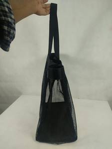 Large Capacity Fashion Mesh <b>Tote</b> <b>Bag</b> Multiple <b>Compartments</b> Lightweight Breathable Net Shopping Beach <b>Bag</b> Casual Handbags - Product Image 4
