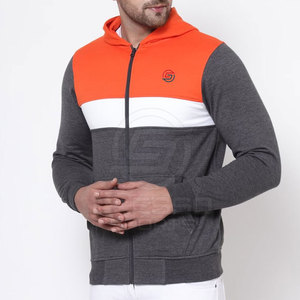 Stylish <b>Men</b> Zipper <b>Hoodies</b> Custom Activewear for Fitness Training <b>Running</b> Exercise Travel and Outdoor Sports Activities - Product Image 3
