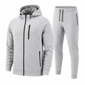 Conjunto Deportivo Personalizado Extra Grande para Hombre, de Algodón y Felpa, Estilo Informal, de 2 Piezas, Sin Marca - Product Image 6