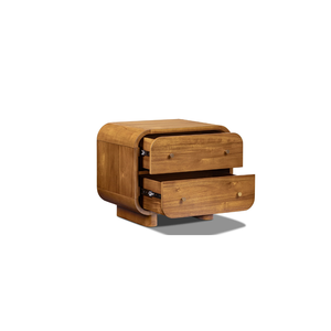 ตู้ข้างเตียงไม้มะฮอกกานี Emuro ดีไซน์ทันสมัย พร้อมฟังก์ชั่นจัดเก็บของ 2 ลิ้นชัก-สำหรับห้องนอน อพาร์ทเมนท์ โรงแรม และใช้ภายในอาคาร - Product Image 3