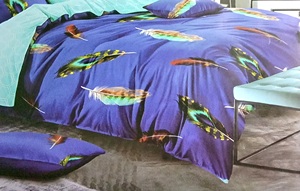 Hot Selling New Frosted Double Queen King Size Dormitory Hotel Ultra Fine Fiber 200TC Anti-static Bed <b>Sheet</b> Set Printed <b>Flat</b> Bed - Product Image 4