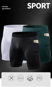 Shorts de compression pour homme toutes saisons, durables, directement du fabricant – Short de cycliste respirant et confortable pour homme - Product Image 3