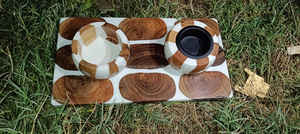 Brûleur d'encens en résine artisanal de qualité supérieure, design artistique arabe, pour le ramadan, l'Aïd, cadeaux de fête - Product Image 6