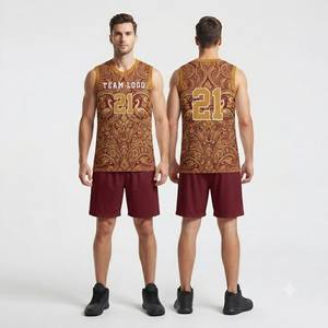 High Performance athletic Basketball Team Uniform Sleeveless Jersey with Matching Shorts for Competitive Sports and Daily <b>Train</b> - Product Image 4