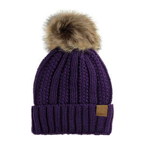 Warm Ribbed Bobble <b>Hat</b> for Cold Weather Travel Hiking Camping and Casual <b>Winter</b> Outfits for <b>Men</b> and Women - Product Image 3