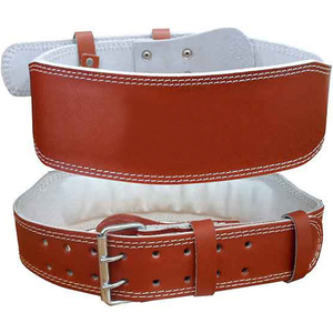 High Quality Cowhide Gym Training Lifting Belts Customizable Logo Power Training Lever Prong Buckle Fitness <b>Back</b> <b>Support</b> - Product Image 6