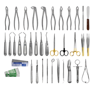 75 Pcs Oral Dental Extraction Surgery Kit <b>Elevator</b> Forceps Set German Grade Stainless Steel Surgical Instruments Set - Product Image 1