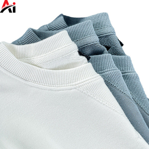 Sweat-shirts en molleton français pour hommes de qualité supérieure, logo personnalisé, coton de luxe, streetwear, vente en gros - Product Image 4