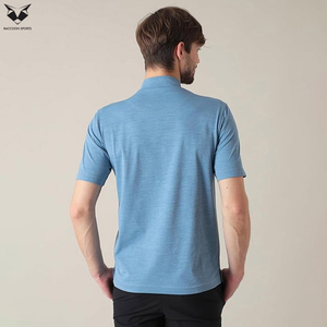 Camisetas de cuello simulado para adultos, de corte regular, color liso, fáciles de usar, cómodas, para crear tu propio estilo, con precio razonable. - Product Image 2