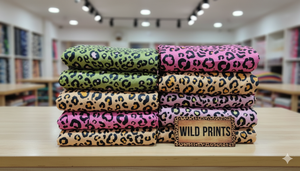 Tissu popeline imprimé léopard de qualité supérieure |   100% coton |   Écologique et Doux |   Léger et tendance |   Couleurs multiples |   pour Robes et Hauts - Product Image 2