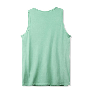 Camiseta sin Mangas de Gimnasio 100% Algodón, Precio de Fábrica, Logotipo Personalizado, Lisa, sin Mangas, de Secado Rápido, Transpirable, Tejida, para Hombre - Product Image 2