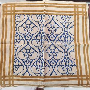 Pañuelo Cuadrado Étnico de Algodón Hecho a Mano Naaz Textile, con Estampado Floral Dibujado a Mano, Juego de Pañuelo para el Cuello, Ideal para el Verano, Suave al Tacto - Product Image 2