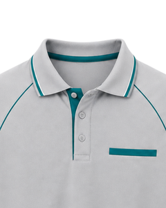 Camiseta Polo Blanca Personalizada para Hombre, Camiseta Polo de Golf Informal de Manga Corta, Transpirable, de Mezcla de Algodón, para Verano - Product Image 5