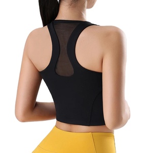 High Quality Custom Women's Sports Bra for Fitness & Yoga High Impact <b>Crop</b> Tank <b>Tops</b> Logo - Product Image 4