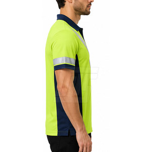 Chemises polo décontractées pour hommes, manches courtes, col classique, tissu doux, coupe confortable, uniforme de bureau - Product Image 5