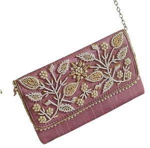 กระเป๋าคลัทช์ปักลายดีไซน์เก๋ ราคาไม่แพง สวยหรู สำหรับสุภาพสตรี เหมาะสำหรับงานแต่งงาน งานปาร์ตี้ งานเทศกาล และโอกาสทั่วไป - Product Image 6