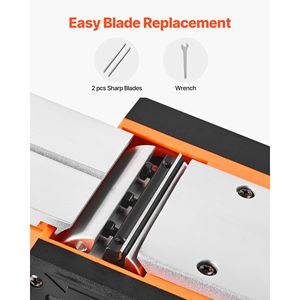 Raboteuse à bois sans fil 220V avec moteur sans balais, largeur de coupe de 3 1/4 pouces, 15000 tr/min, raboteuse électrique à main, profondeur de coupe réglable - Product Image 6