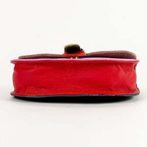 Femmes décontracté à la mode été Vintage Patchwork sac de messager grande capacité en cuir de vachette véritable motif spécial élégant - Product Image 4