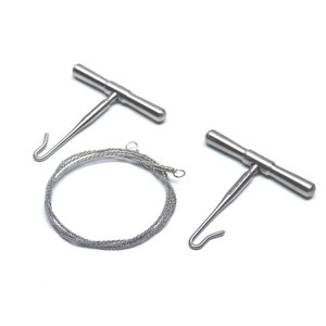 Premium Gigli Saw Wire Forensic Autopsy <b>Bone</b> Cutting <b>Surgical</b> <b>Instrument</b> Stainless Steel Reusable Tool - Product Image 2