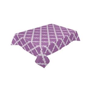 Ensemble de nappes de table classiques de haute qualité, douces, lavables, jetables, imperméables, brodées, orange et bleues, personnalisées - Product Image 5