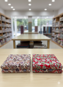 Tissu popeline peignée léger, respirant, biologique, écologique, imprimé floral, vêtements pour garçons et filles - Product Image 3