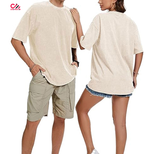 Camisetas de Hombre de Alta Calidad, Tallas Grandes, Lavado Ácido, Coloridas, Estilo Desgastado, Efecto Desteñido por el Sol - Product Image 2