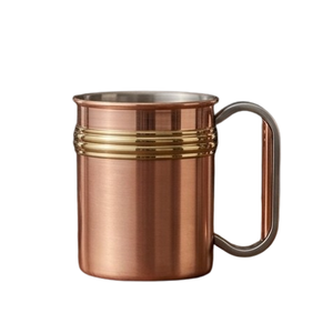 <b>Large</b> Selling Copper <b>Mug</b> Drinkware Cocktail Serving <b>Mug</b> Medium Size Metal Handle for Home Metal Julep Cup for Crushed Ice - Product Image 6