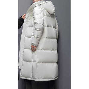 Parka longue matelassée résistante au vent, protection ultime contre le froid, rembourrage épais, pour activités de plein air - Product Image 2