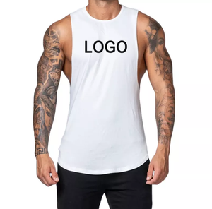 เสื้อกล้ามผู้ชาย LUXE ATTIRE INDUSTRY ผลิตจากผ้าฝ้ายรักษ์โลก คอทรงโอ ผ้าถัก เหมาะสำหรับออกกำลังกาย ฟิตเนส และสวมใส่ลำลอง - Product Image 2