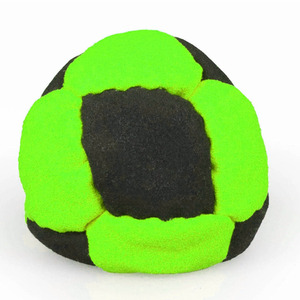 Balón de Hacky Sack de Fieltro Naranja y Negro, Diseño Clásico, Patrón Sólido, Equipo de Fútbol - Product Image 6
