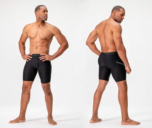 BNSB Custom <b>Men</b> <b>Compression</b> <b>Shorts</b> With Pocket Quick Dry 4 Way Stretch Gym Running Fitness Sports Base Layer OEM Wholesale - Product Image 5