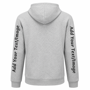 Sweat-shirt à capuche zippé pour homme, imprimé sur mesure, 100 % coton tricoté, respirant, écologique, décontracté, hiver, avec photo sur le devant - Product Image 2