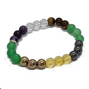 Bracelet en pierres précieuses de cristal de haute qualité, sept pierres, bijou de charme tendance pour homme et femme, pour la méditation énergétique, cadeau. - Product Image 2