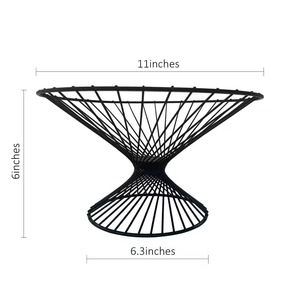 Functional metal fruit basket that keeps produce <b>organized</b> while enhancing your <b>kitchen</b>’s overall look - Product Image 3