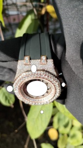 Men's Luxury <b>Chronograph</b> Watch With Strap Brand Designer Men Quartz Watches Diamond Moissanite Watch Custom Logo - Product Image 4