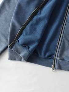 Sudadera con Capucha y Cierre para Hombre, Corte Regular, 100% Algodón, Felpa Francesa, Informal, para Invierno, con Bolsillo, Transpirable - Product Image 6
